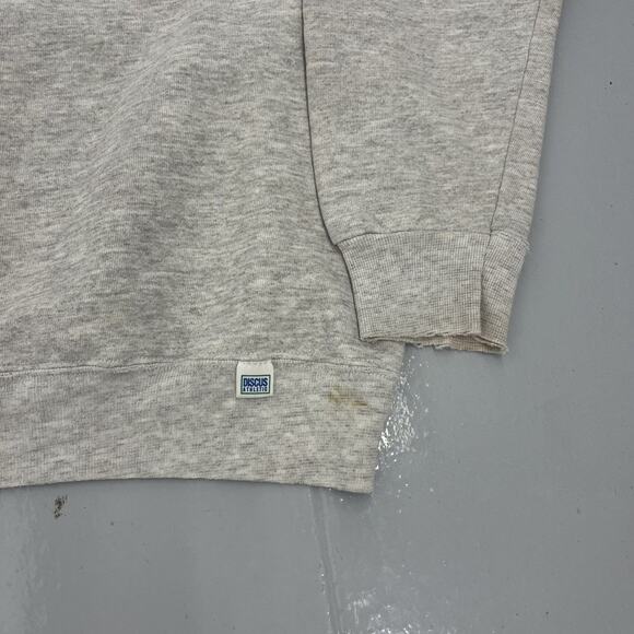 Vintage 80s Discus Athletic Grey Blank Sweatshirt - Picture 2 of 5